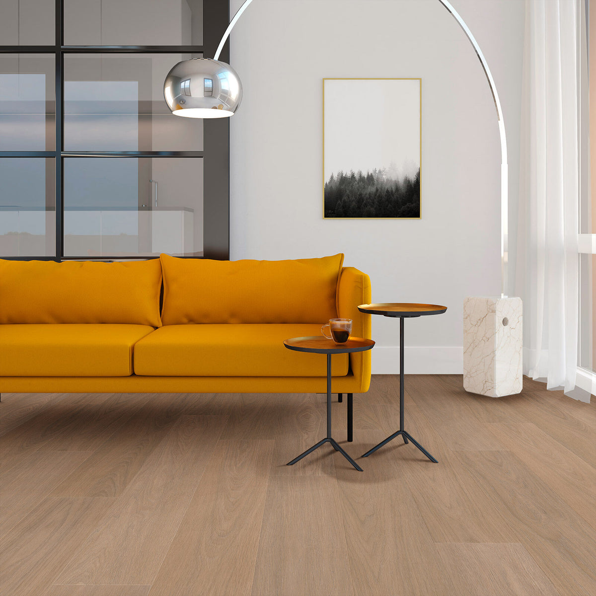 Sfeerbeeld Vivafloors 7880 | Eiken | Lijm PVC Dryback