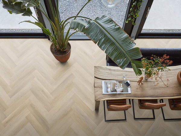 FloorLife YUP XL Mayfair Light oak - Visgraat Plak PVC