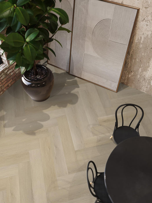 FloorLife YUP XL Mayfair Light oak - Visgraat Plak PVC