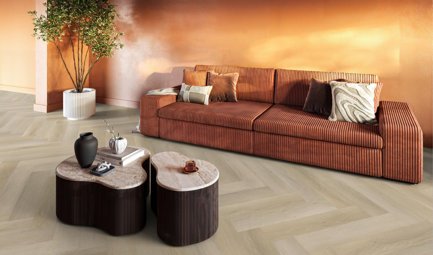 FloorLife YUP XL Mayfair Light oak - Visgraat Click PVC