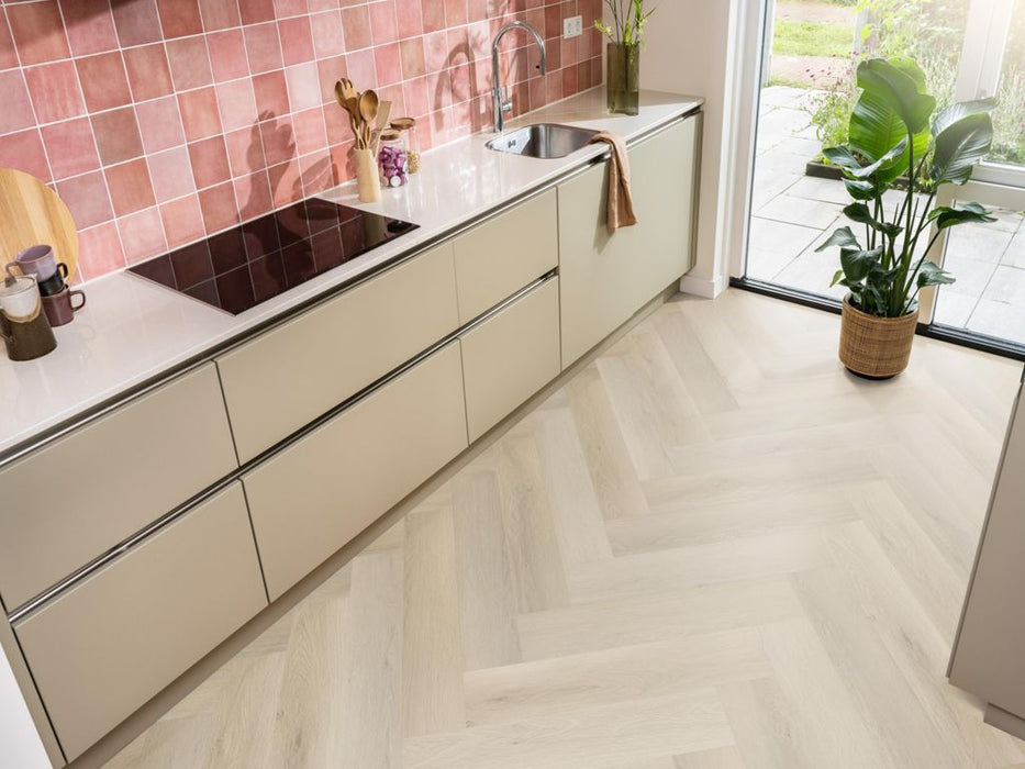 Ambiant Spigato Marento Light oak - Visgraat Click PVC