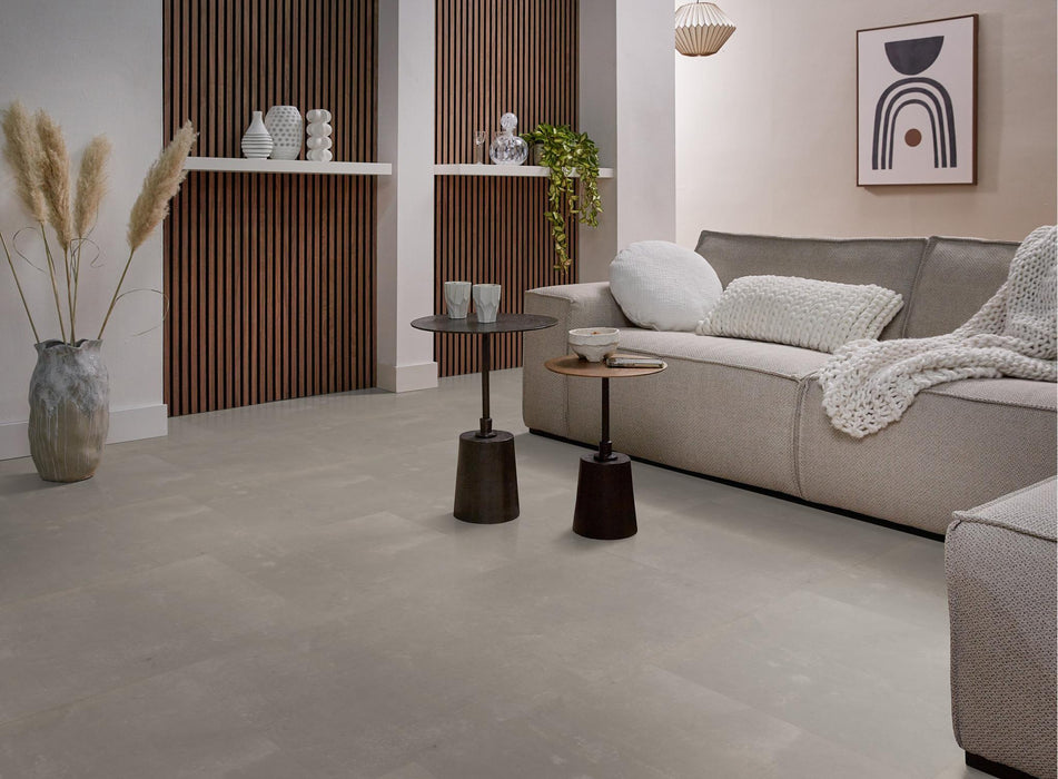 Ambiant Piero XL Taupe | Tegel 80 x 40 Klik PVC