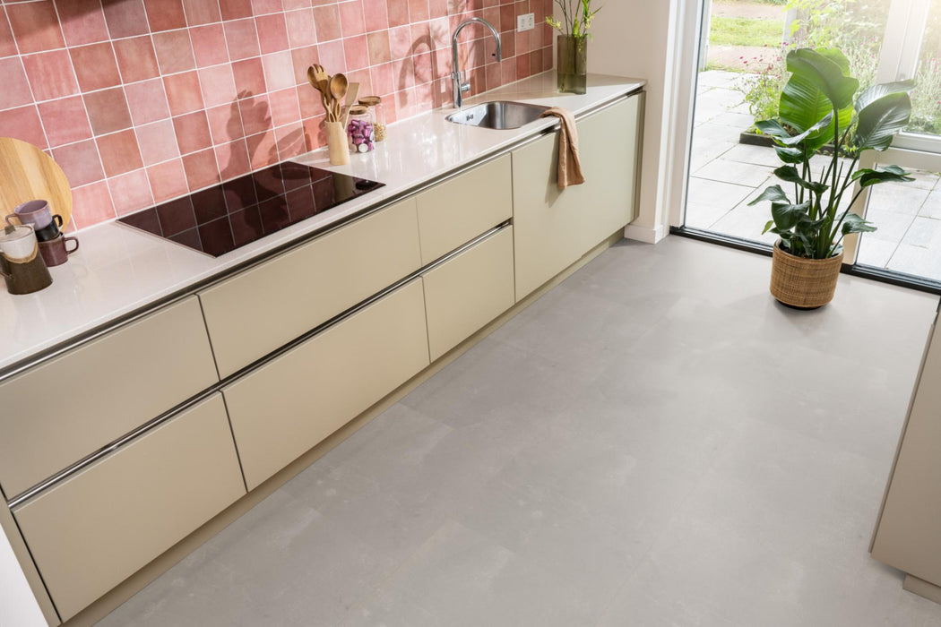 Ambiant Piero XL Taupe | Tegel 80 x 40 Klik PVC
