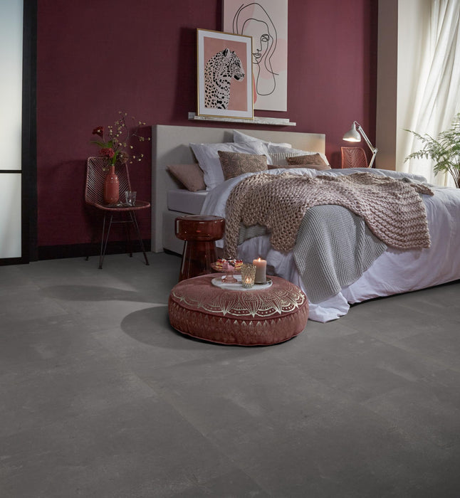 Ambiant Piero Dark grey | Tegel 60 x 60 Plak PVC dryback