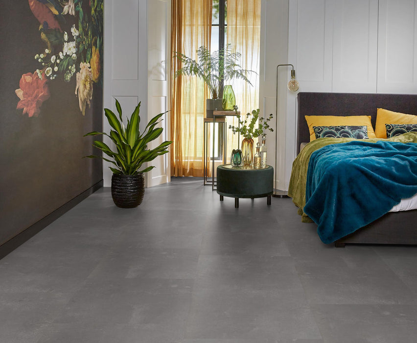 Ambiant Piero Dark grey | Tegel 60 x 60 Plak PVC dryback