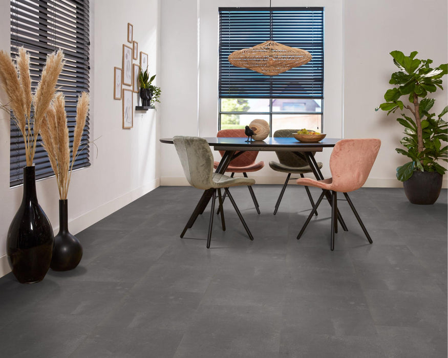 Ambiant Piero Dark grey | Tegel 60 x 60 Plak PVC dryback