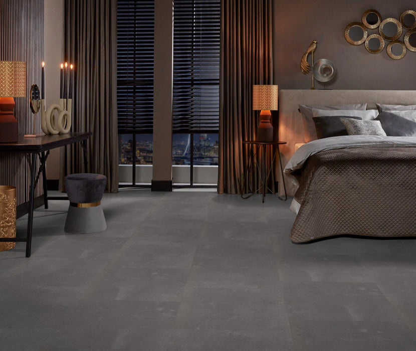 Ambiant Piero Dark grey | Tegel 60 x 60 Plak PVC dryback