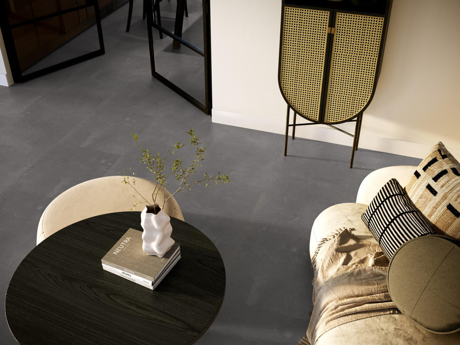 Ambiant Piero Dark grey | Tegel 60 x 60 Plak PVC dryback