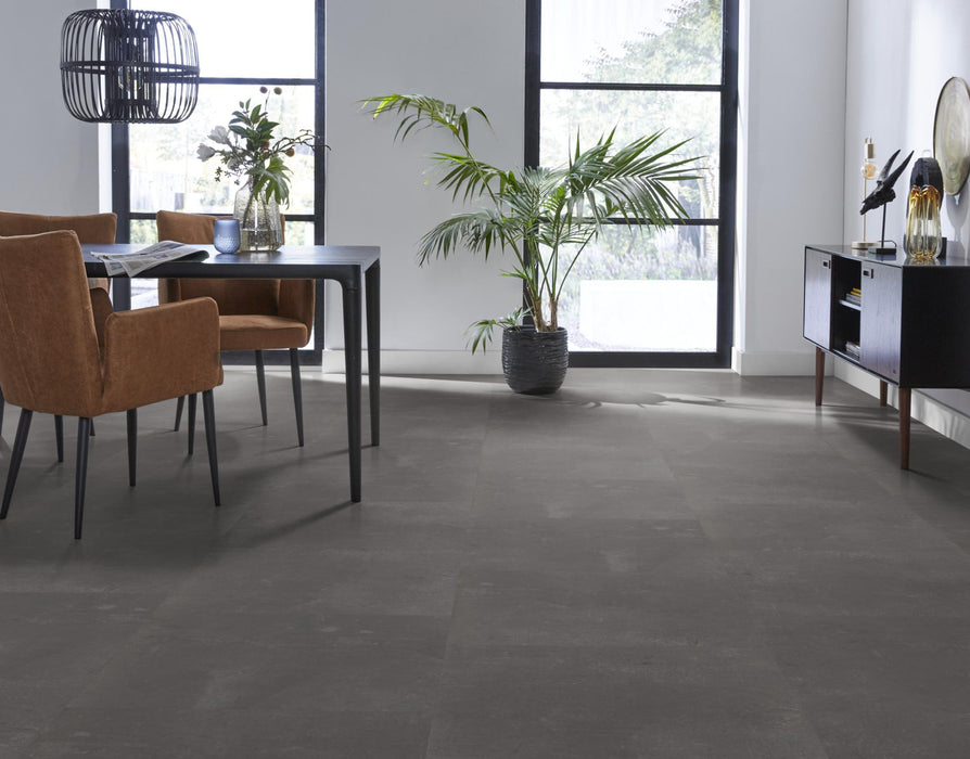 Ambiant Piero Dark grey | Tegel 60 x 60 Plak PVC dryback