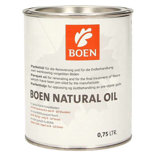 BOEN Natural Oil Parketolie Transparant 0,75 Liter