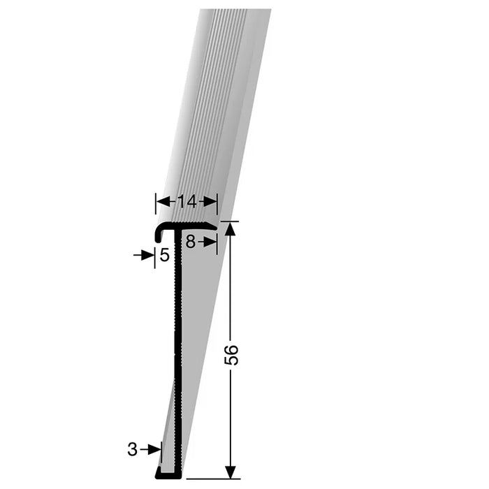 Trapprofiel | voor PVC tot 3mm