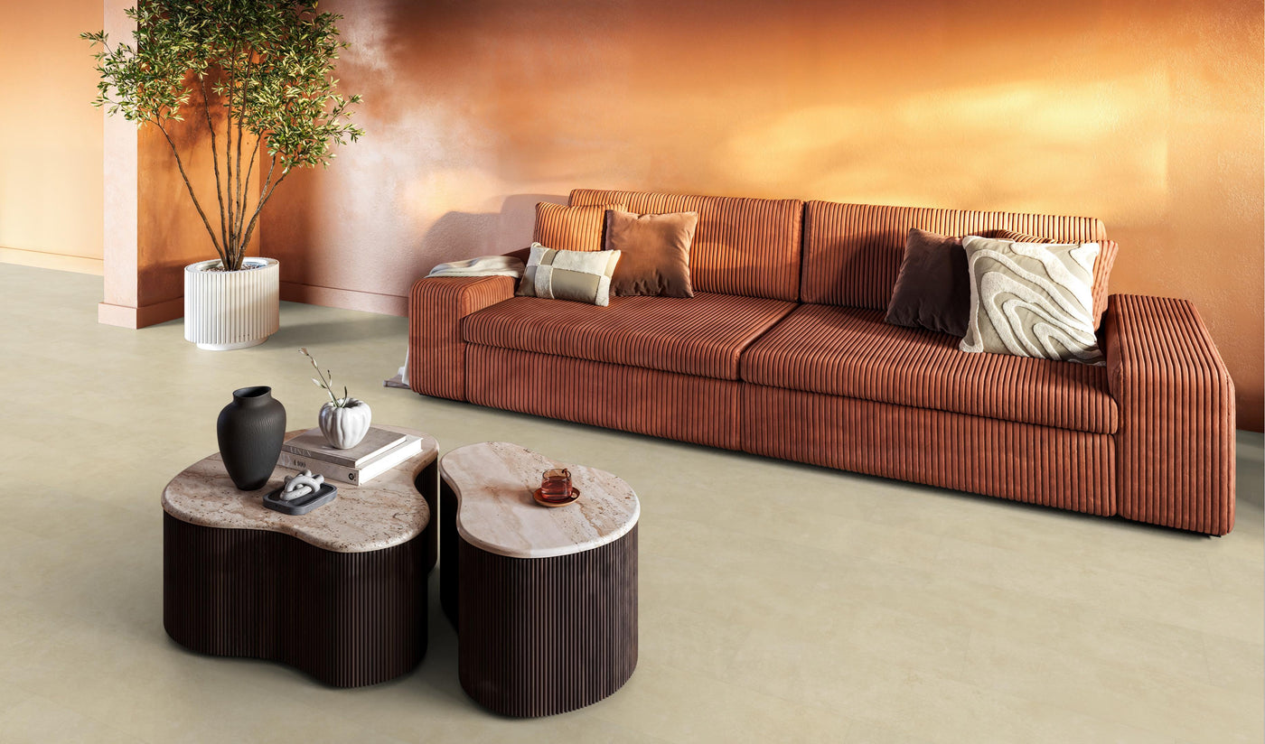 FloorLife Finsbury Warm beige - Dryback Plak PVC
