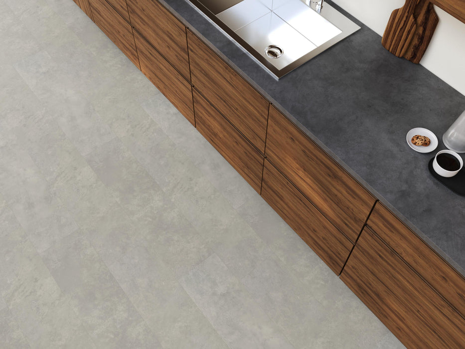 FloorLife Finsbury Light grey - Dryback Plak PVC