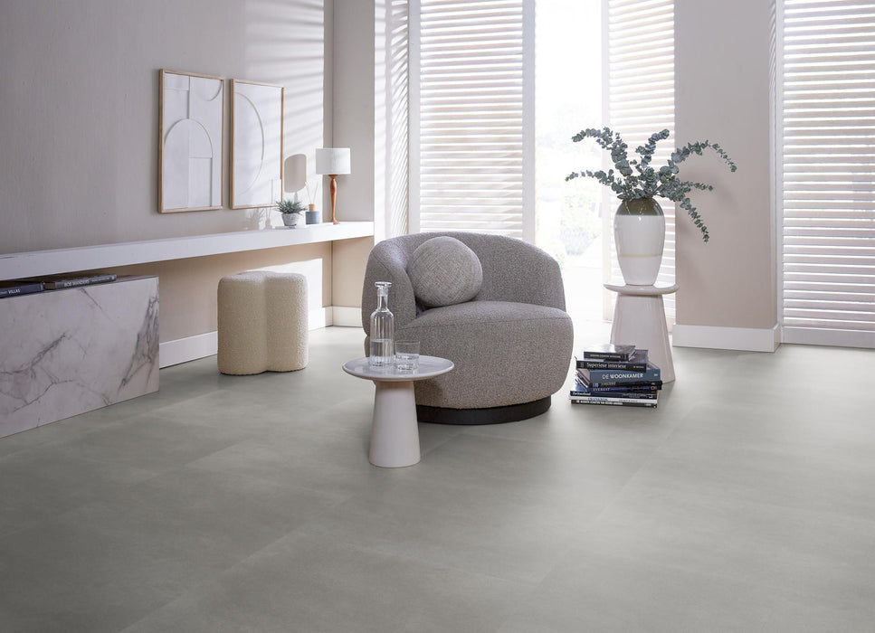 Ambiant Baroso XL Light grey | Tegel 80 x 40 Klik PVC