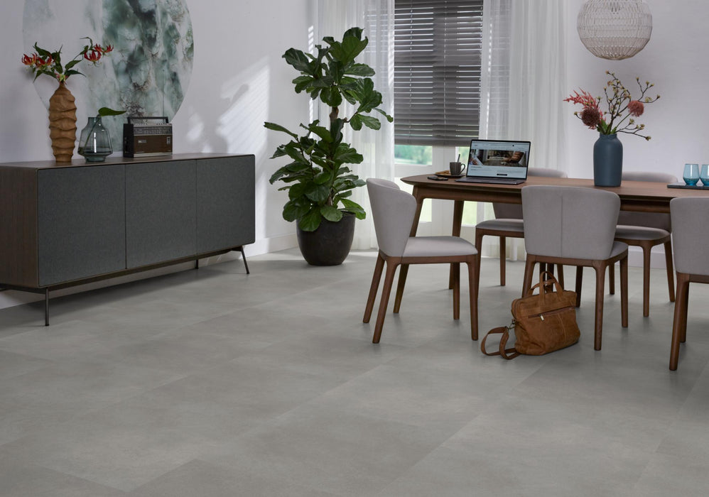 Ambiant Baroso XL Light grey | Tegel 80 x 40 Klik PVC