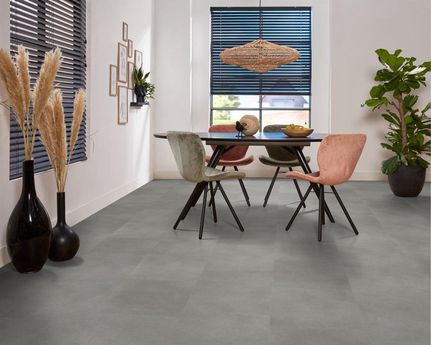 Ambiant Baroso XL Light grey | Tegel 80 x 40 Klik PVC