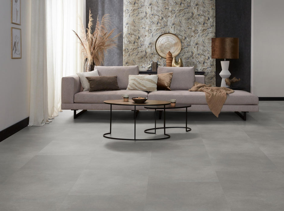 Ambiant Baroso XL Light grey | Tegel 80 x 40 Klik PVC