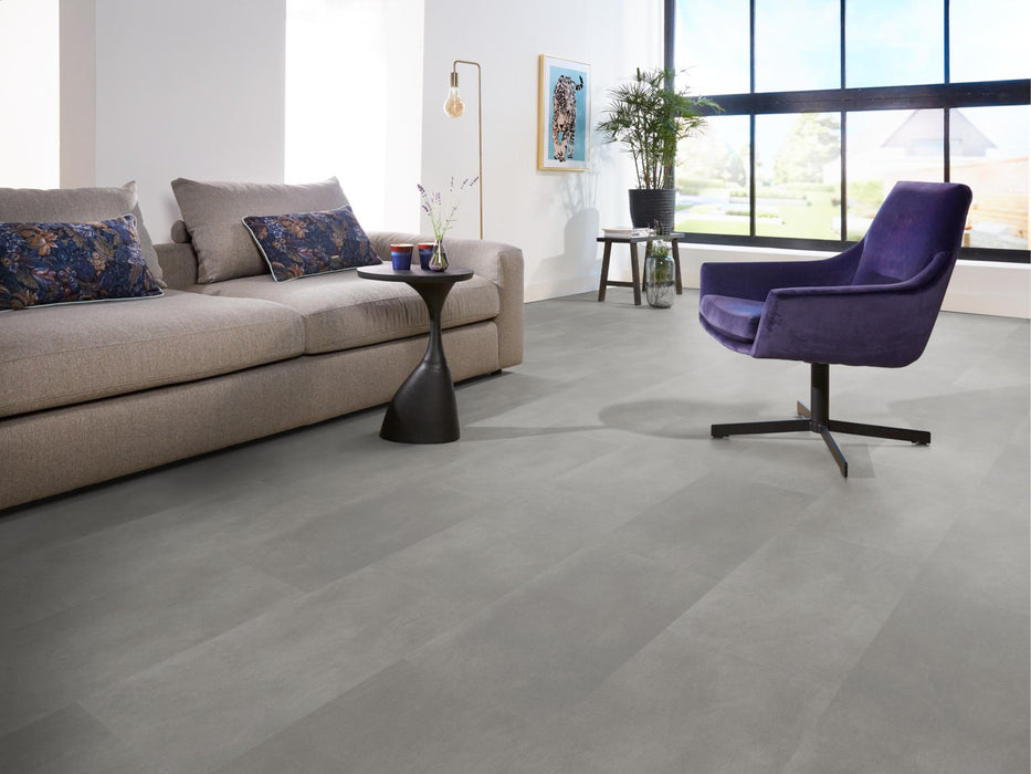 Ambiant Baroso XL Light grey | Tegel 80 x 40 Klik PVC