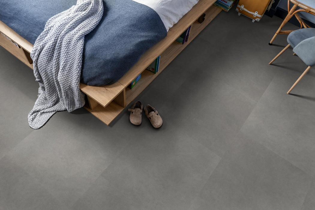 Ambiant Baroso XL Light grey | Tegel 80 x 40 Klik PVC