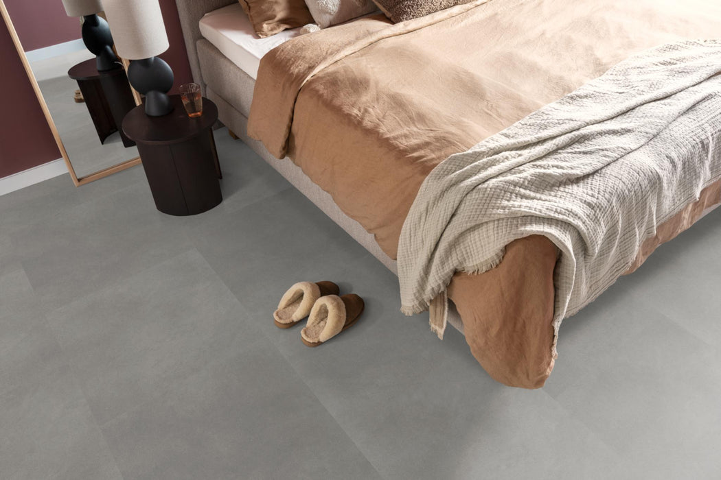 Ambiant Baroso XL Light grey | Tegel 80 x 40 Klik PVC
