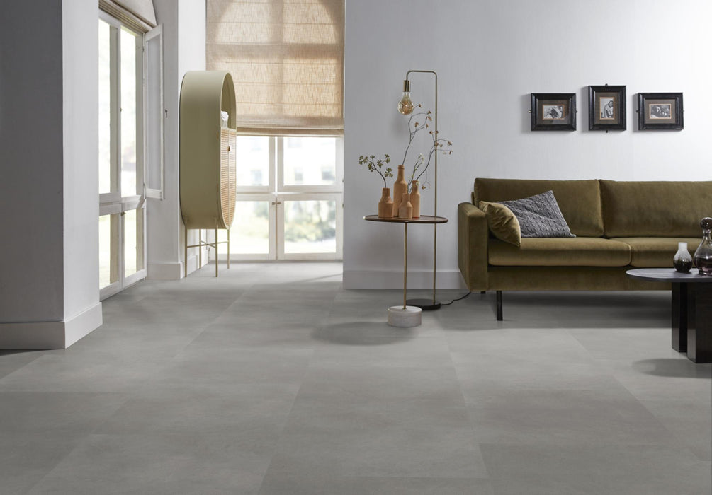 Ambiant Baroso XL Light grey | Tegel 80 x 40 Klik PVC