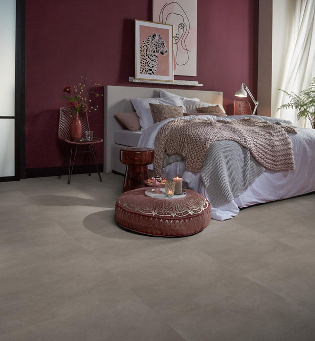 Ambiant Baroso Taupe | Tegel 60 x 60 Klik PVC