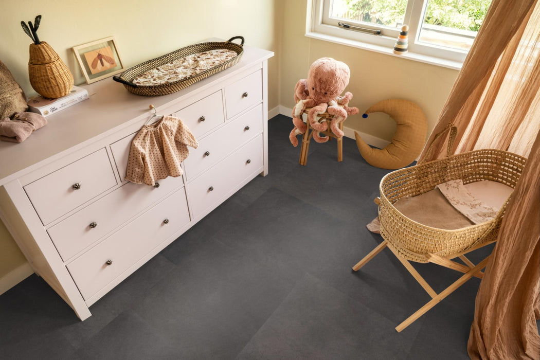 Ambiant Baroso XL Anthracite | Tegel 80 x 40 Klik PVC