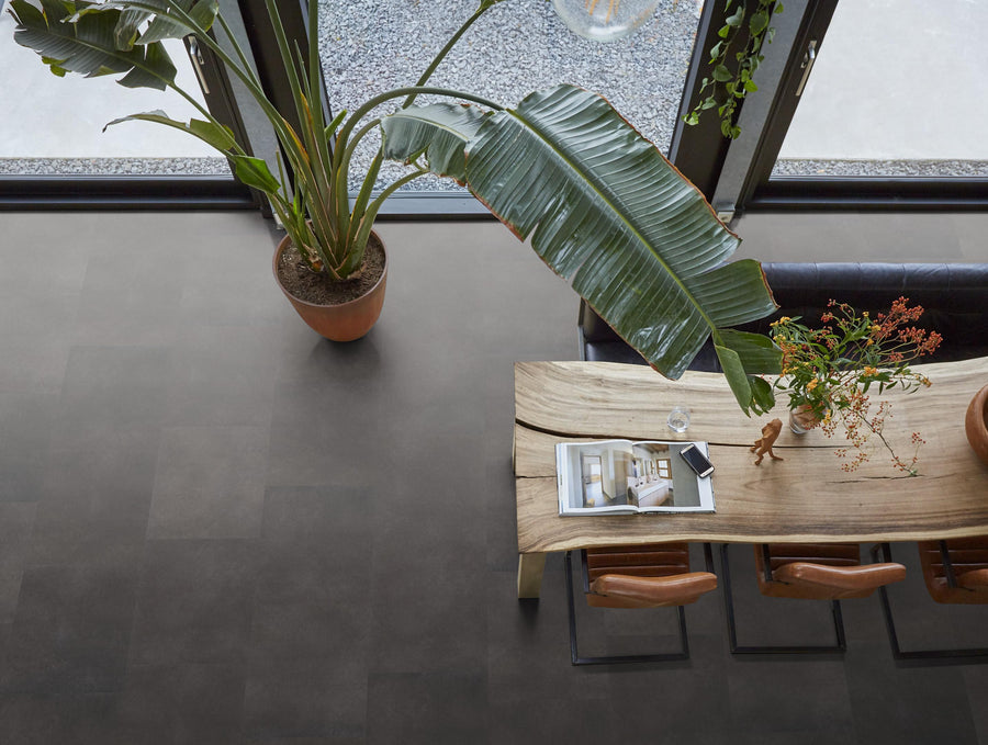 FloorLife Peckham XL Anthracite - Tegel 80 x 40 Click PVC
