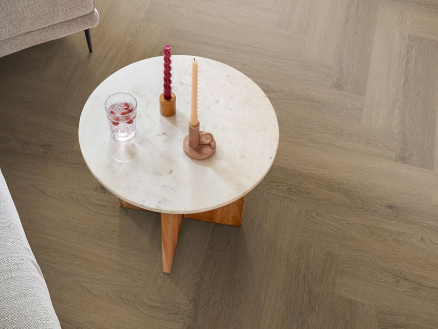 Ambiant Spigato Viranto Light brown - Visgraat Plak PVC
