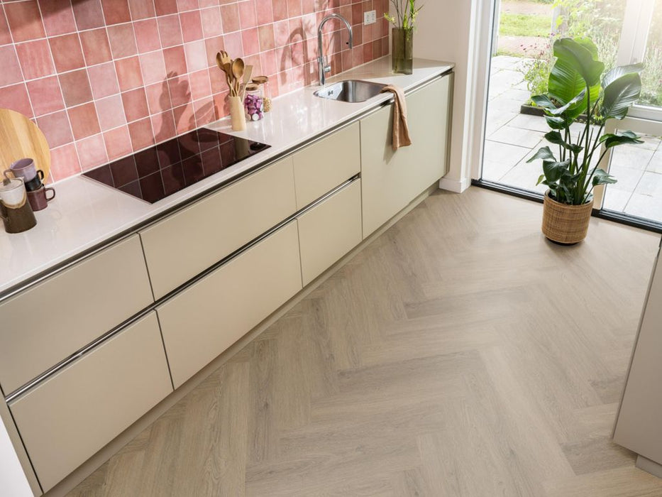 Ambiant Spigato Viranto Light brown - Visgraat Plak PVC