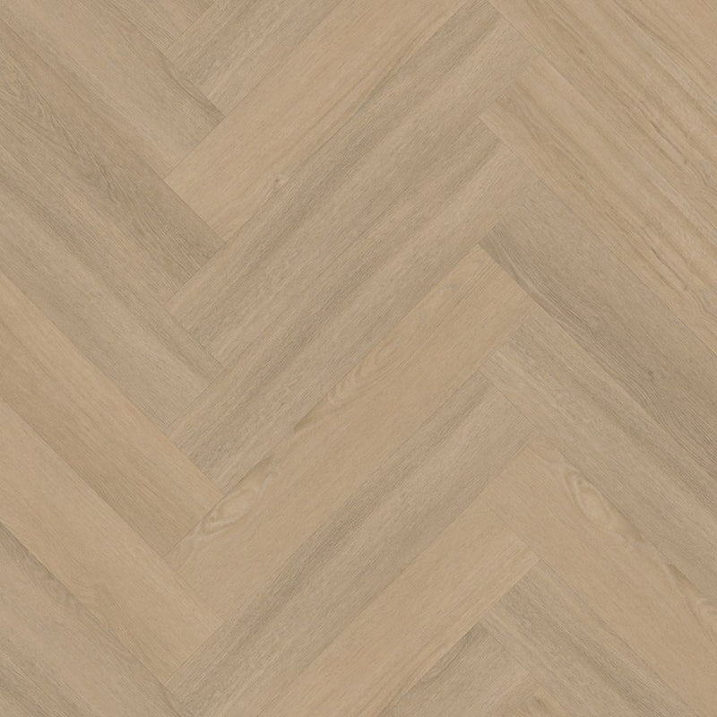 Staal van Ambiant Spigato Viranto Warm beige - Visgraat Click PVC