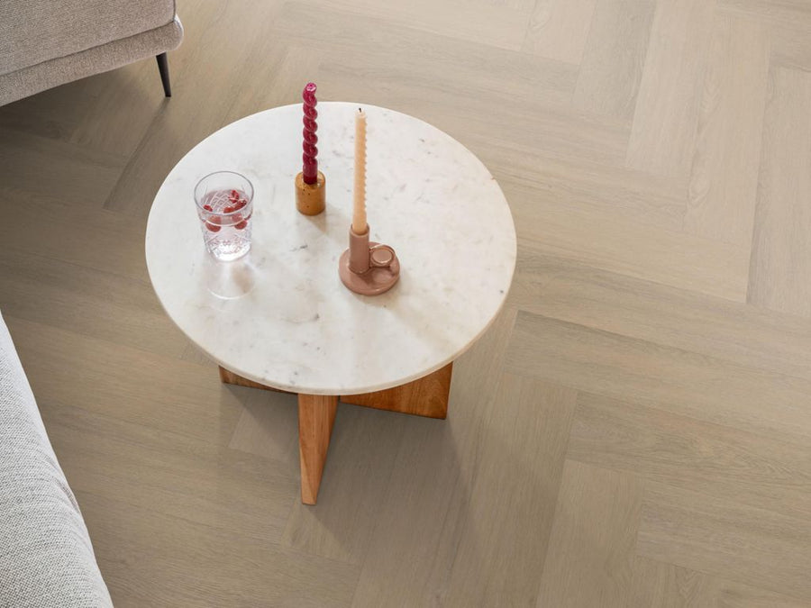 Ambiant Spigato Viranto Warm beige - Visgraat Click PVC