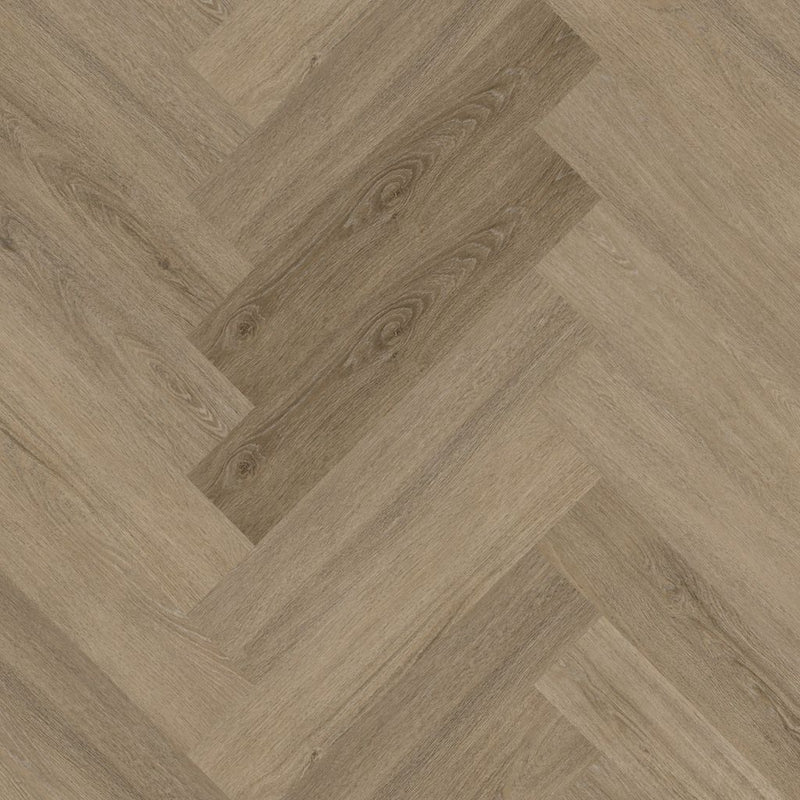 Staal van Ambiant Spigato Viranto Smoky - Visgraat Click PVC