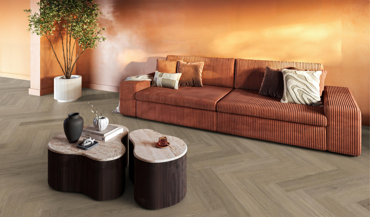 FloorLife YUP Sutton Smoky - Visgraat Click PVC