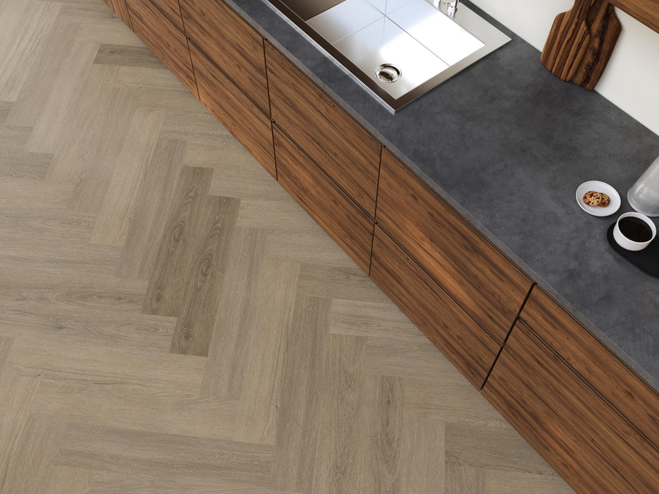 Ambiant Spigato Viranto Smoky - Visgraat Click PVC
