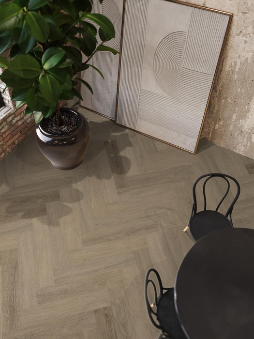FloorLife YUP Sutton Smoky - Visgraat Click PVC