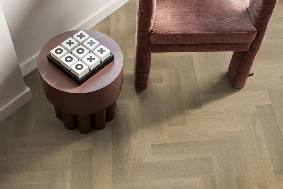Ambiant Spigato Avanto Natural smal | Visgraat Lijm PVC