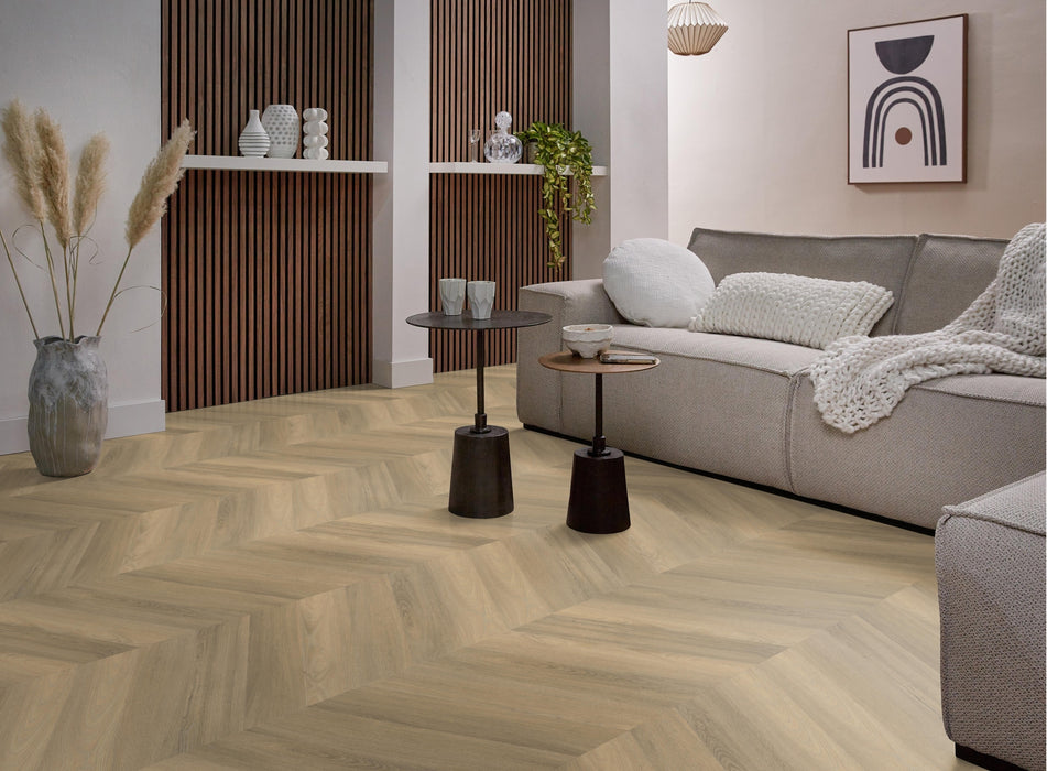 Ambiant Spigato Avanto Natural | Hongaarse punt | Plak PVC