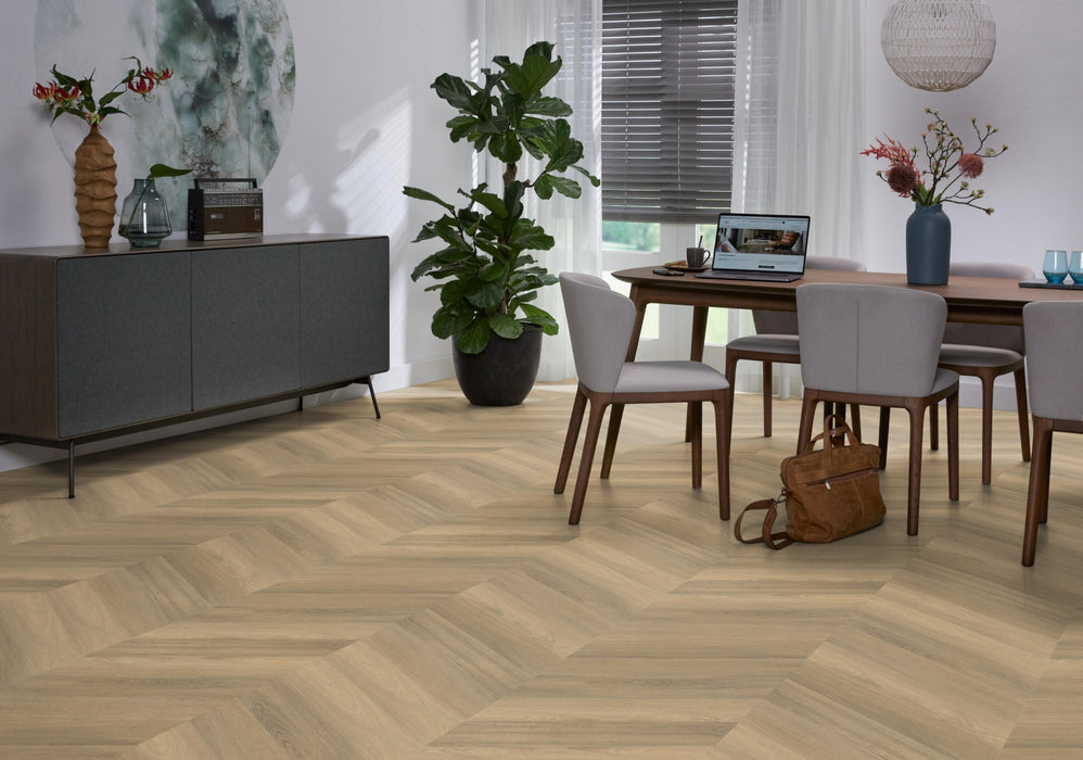 Ambiant Spigato Avanto Natural | Hongaarse punt | Plak PVC