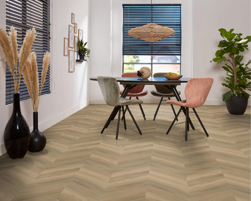 Ambiant Spigato Avanto Natural | Hongaarse punt | Plak PVC