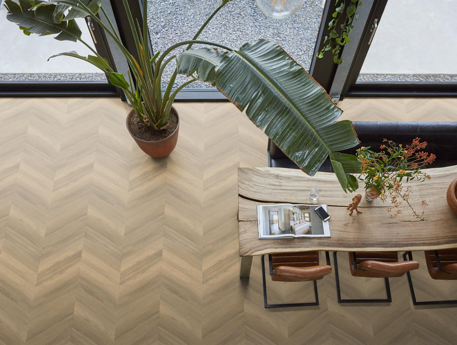 FloorLife YUP Paddington Natural - Hongaarse punt Plak PVC
