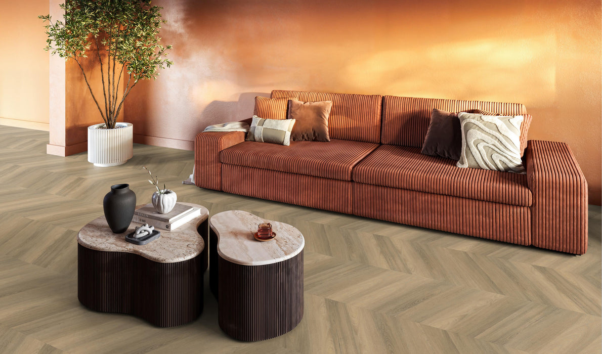 FloorLife YUP Paddington Natural - Hongaarse punt Plak PVC