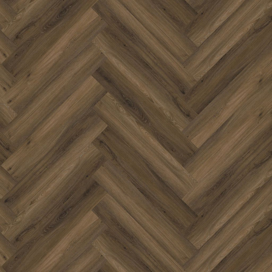 FloorLife YUP Paddington Warm brown - Visgraat Plak PVC