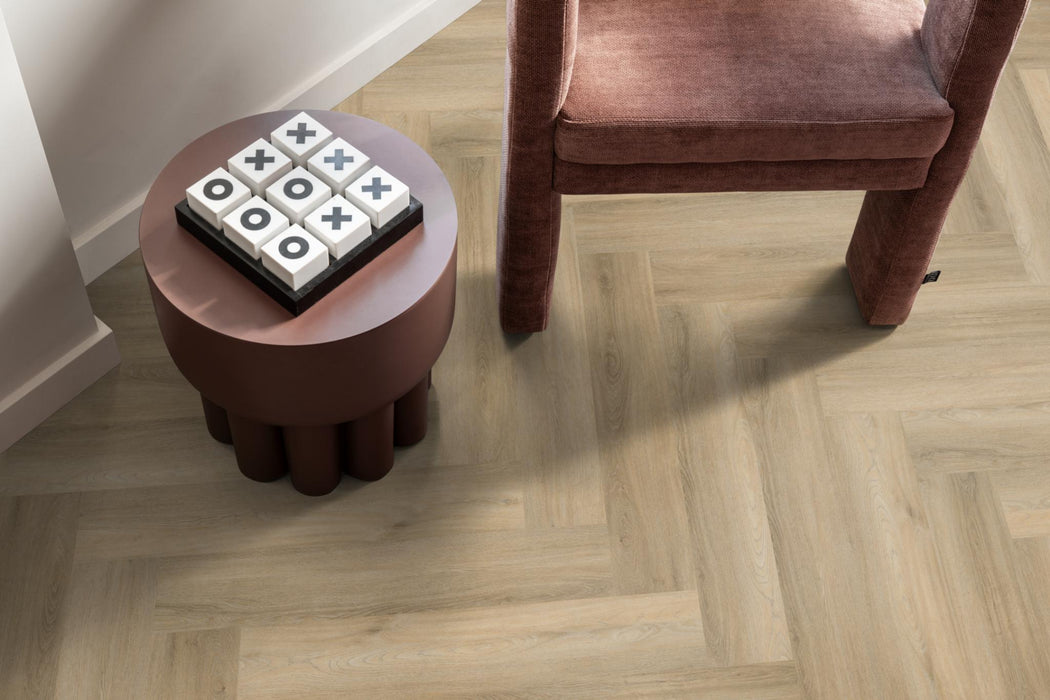 Ambiant Spigato Avanto Beige | Visgraat Lijm PVC