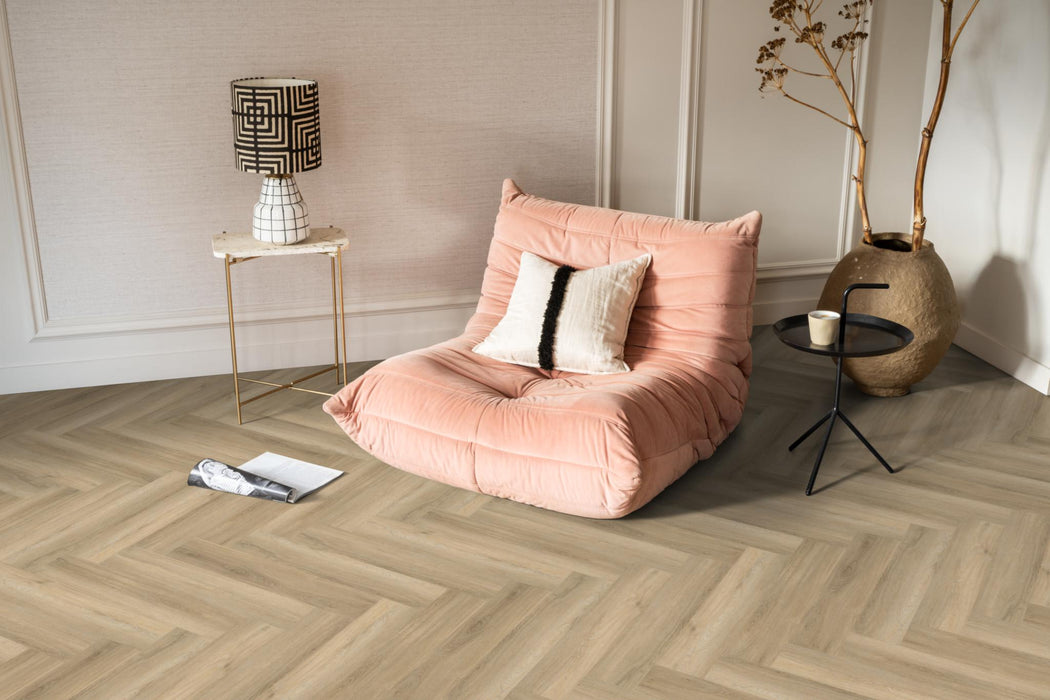 Ambiant Spigato Avanto Beige | Visgraat Lijm PVC