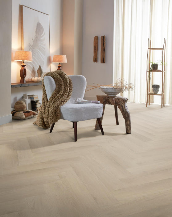 Ambiant Spigato Navaro Beige | Visgraat Klik PVC