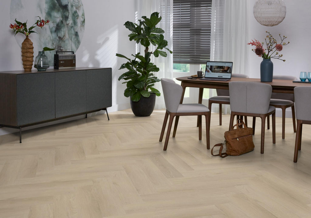 Ambiant Spigato Navaro Beige | Visgraat Klik PVC
