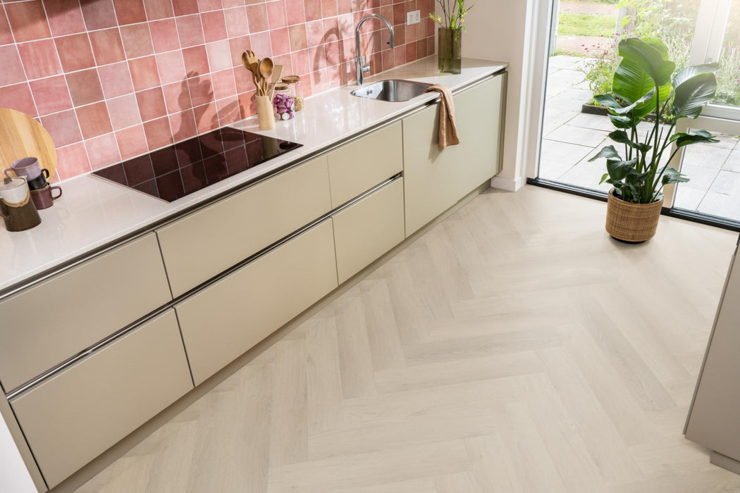 Ambiant Spigato Navaro Beige | Visgraat Klik PVC