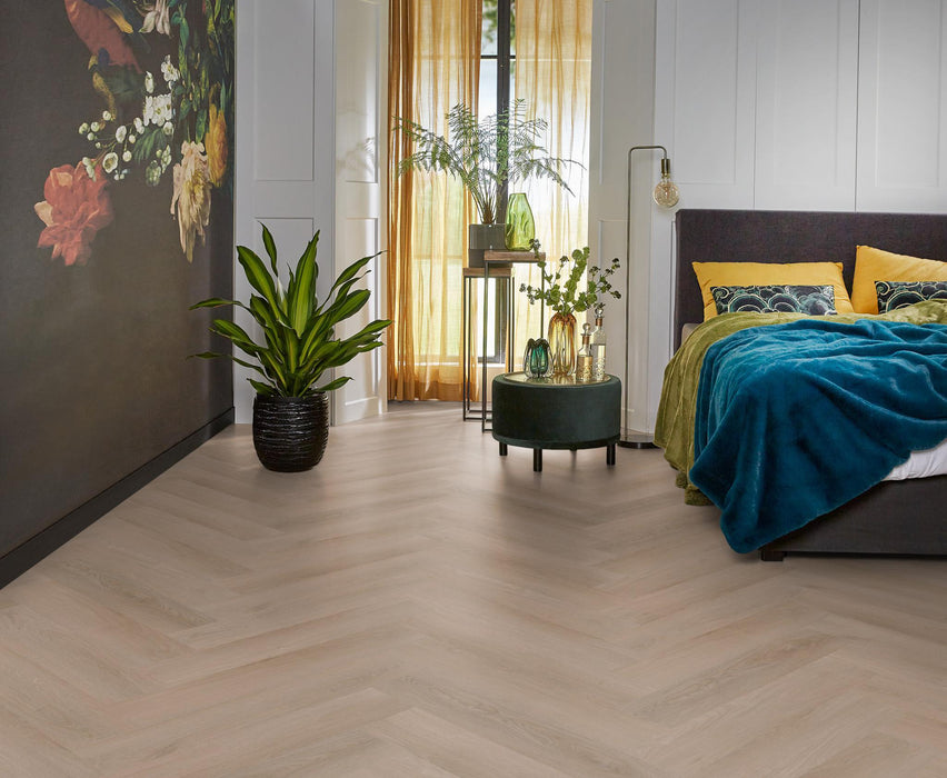 Ambiant Spigato Navaro Dark oak | Visgraat Lijm PVC