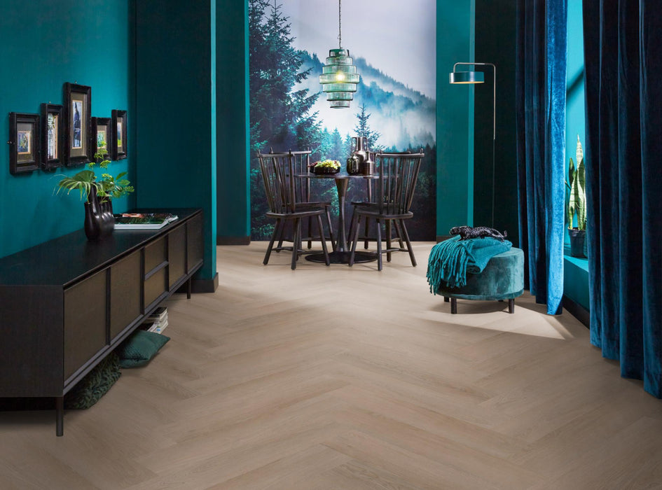 Ambiant Spigato Navaro Dark oak | Visgraat Lijm PVC